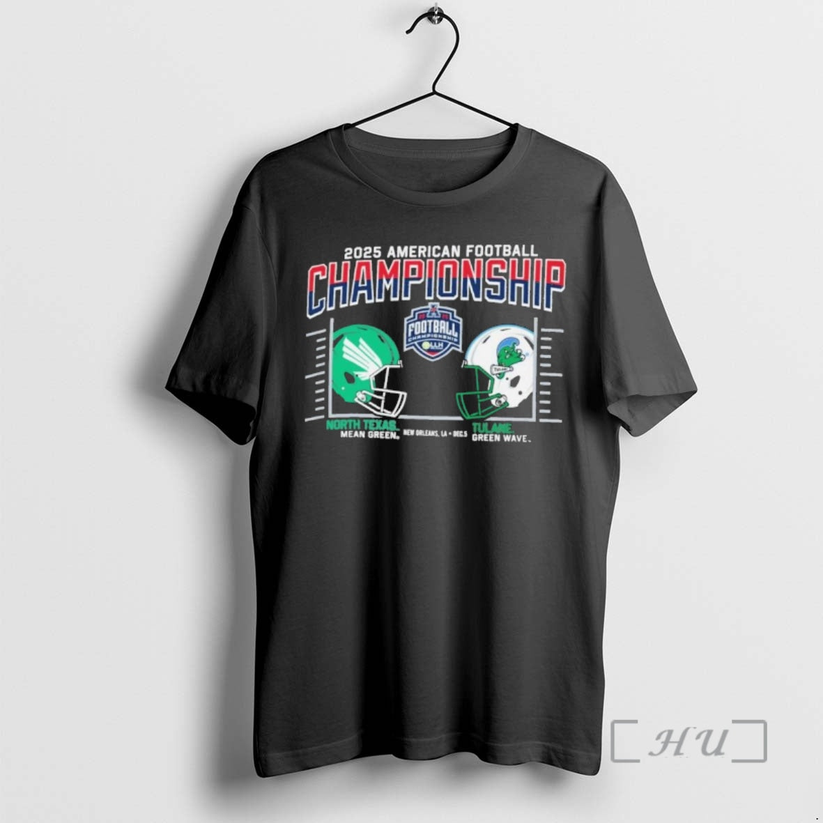 Officials American Conference Football Championship North Texas Vs Tulane T-Shirts, Hoodie, Sweatshirt | InkThreadWorks.com