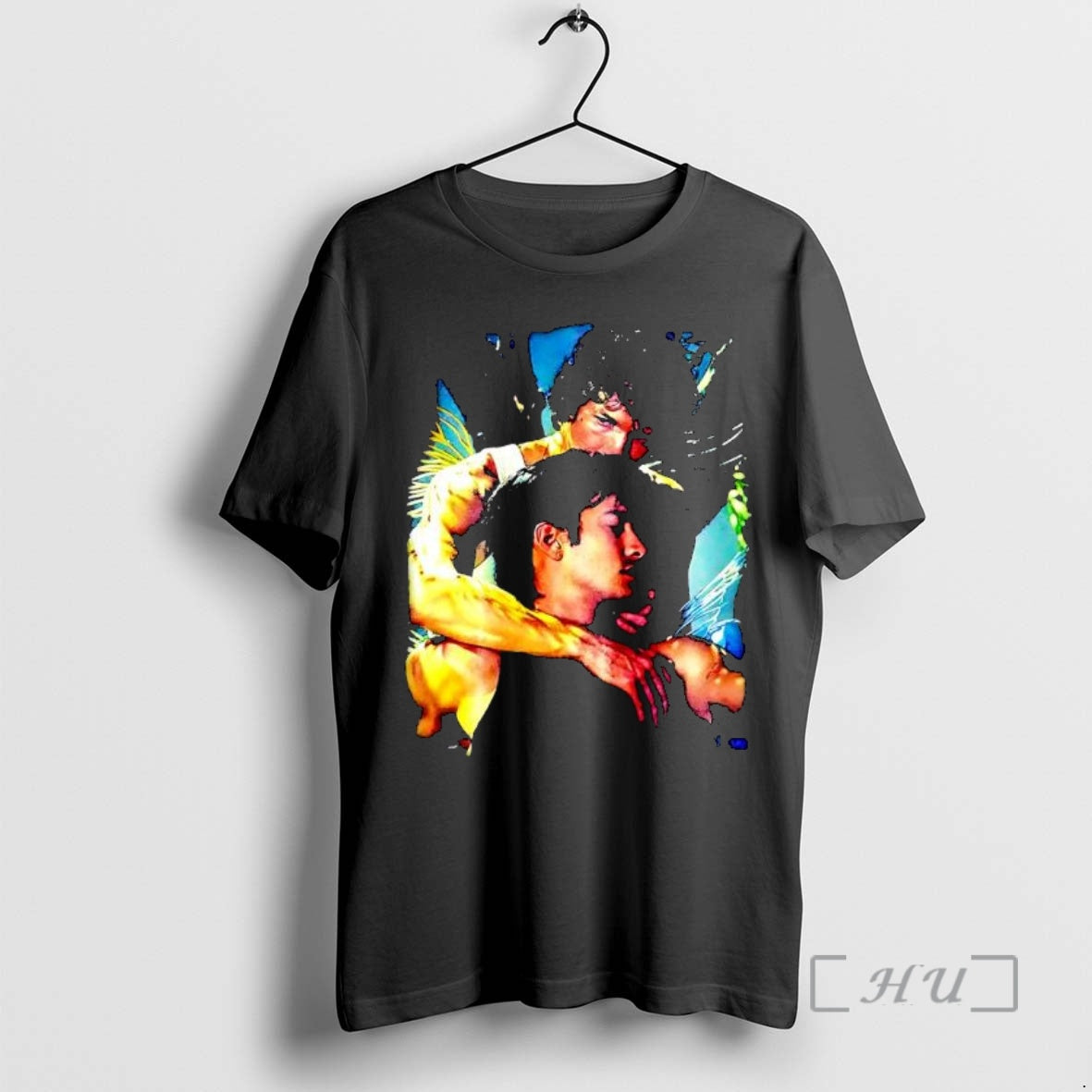 Officials Artistic Portrait Two Men Embracing Under Water Lighting T-Shirts, Hoodie, Sweatshirt | InkThreadWorks.com