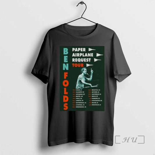 Officials Ben Folds Paper Airplane Request Tour 2025 T-Shirts, Hoodie, Sweatshirt | InkThreadWorks.com