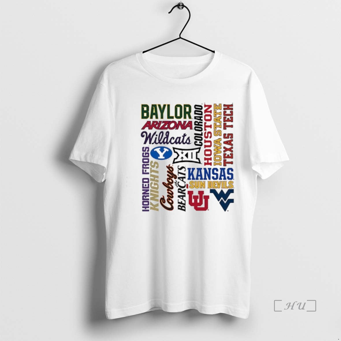 Officials Big 12 Team Wordmarks Logo T-Shirts, Hoodie, Sweatshirt | InkThreadWorks.com