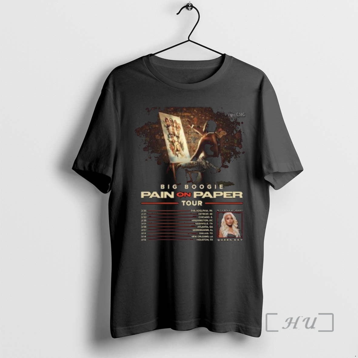 Officials Big Boogie Launching Pain On Paper Tour 2026 T-Shirts, Hoodie, Sweatshirt | InkThreadWorks.com