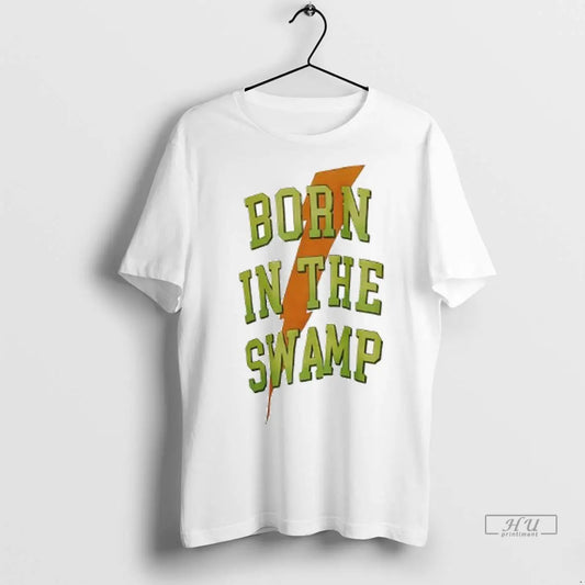 Officials Born In The Swamp Gatorade Logo Ladies T Shirts