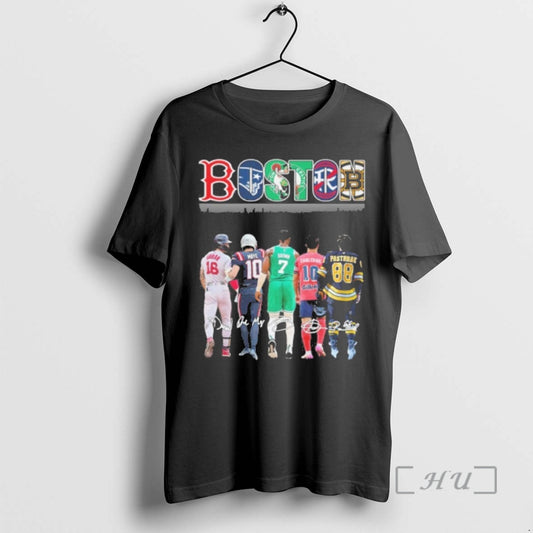 Officials Boston Team Player Signature T-Shirts, Hoodie, Sweatshirt | InkThreadWorks.com