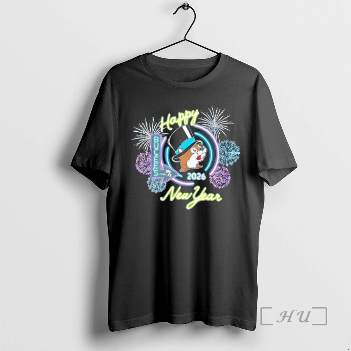 Officials Buc Ees Youth New Years 2026 Glow In The Dark Premium T Shirts Sweater Hoodie, Sweatshirt | InkThreadWorks.com