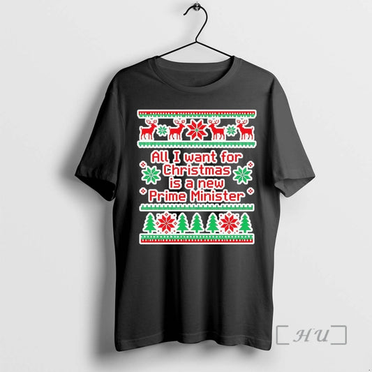 Officials Canada All I Want For Christmas Is A New Prime Minister Premium T Shirts Hoodie, Sweatshirt | InkThreadWorks.com