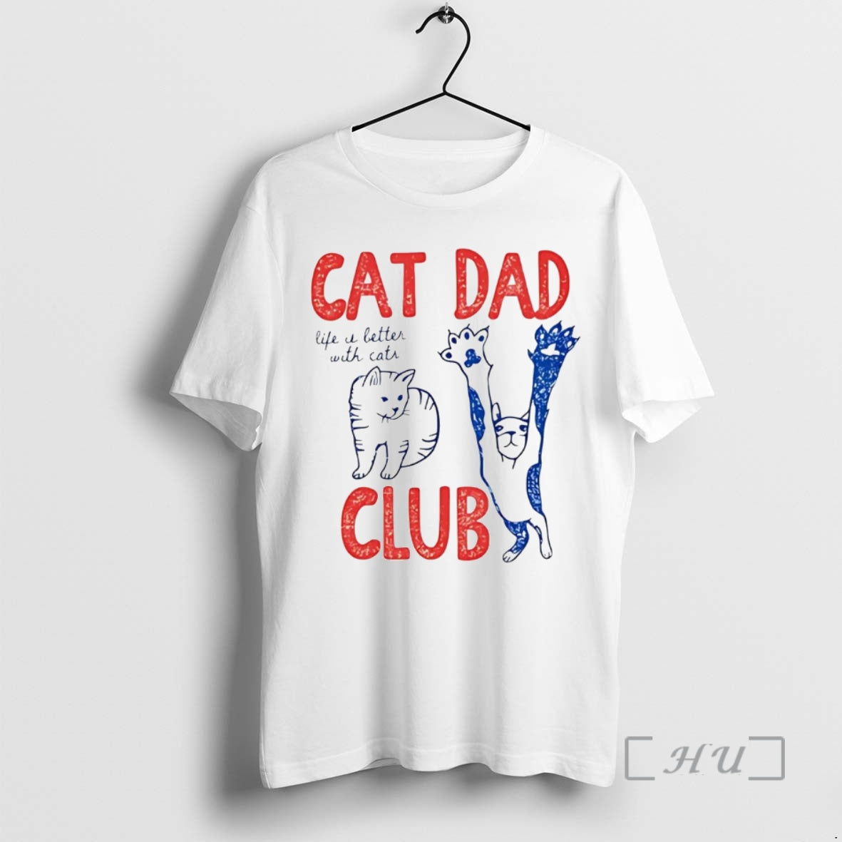 Officials Cat Dad Club Life Is Better With Cats T-Shirts, Hoodie, Sweatshirt | InkThreadWorks.com
