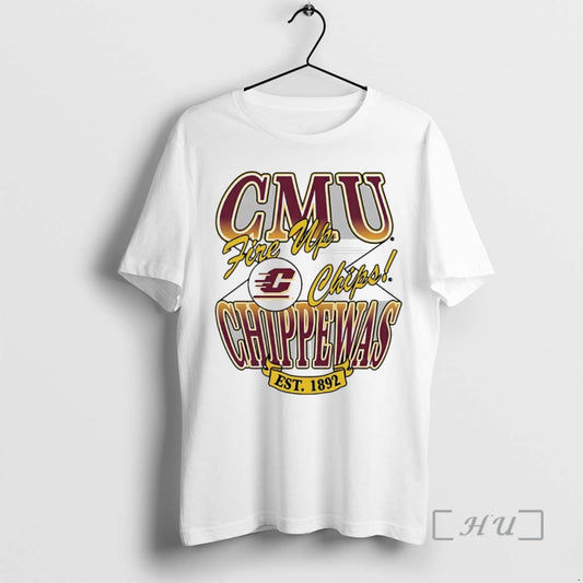 Officials Central Michigan Chippewas Fire Up Chips Est 1892 T-Shirts, Hoodie, Sweatshirt | InkThreadWorks.com