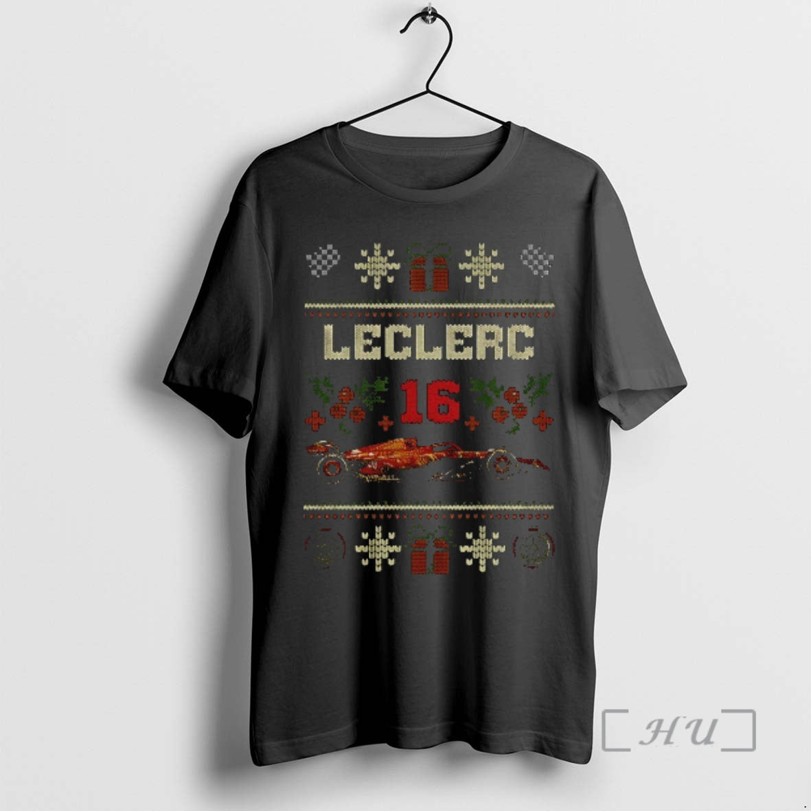 Officials Charles Leclerc 16 Ferrari F1 Merry Christmas T-Shirts, Hoodie, Sweatshirt | InkThreadWorks.com