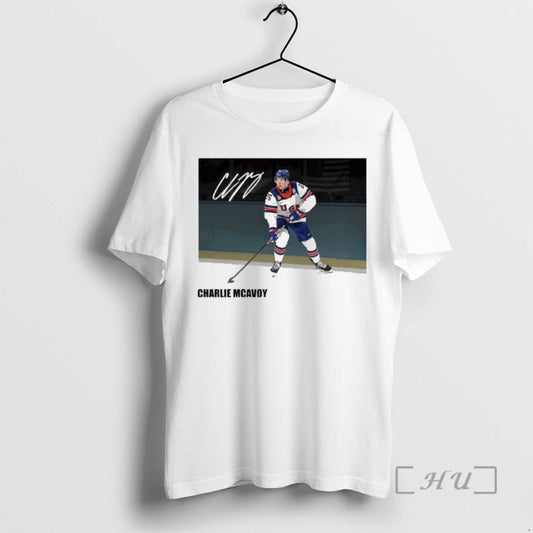 Officials Charlie Mcavoy Team Usa 2026 Winter Olympics Gold Medal Autographed Premium T Shirts Sweater