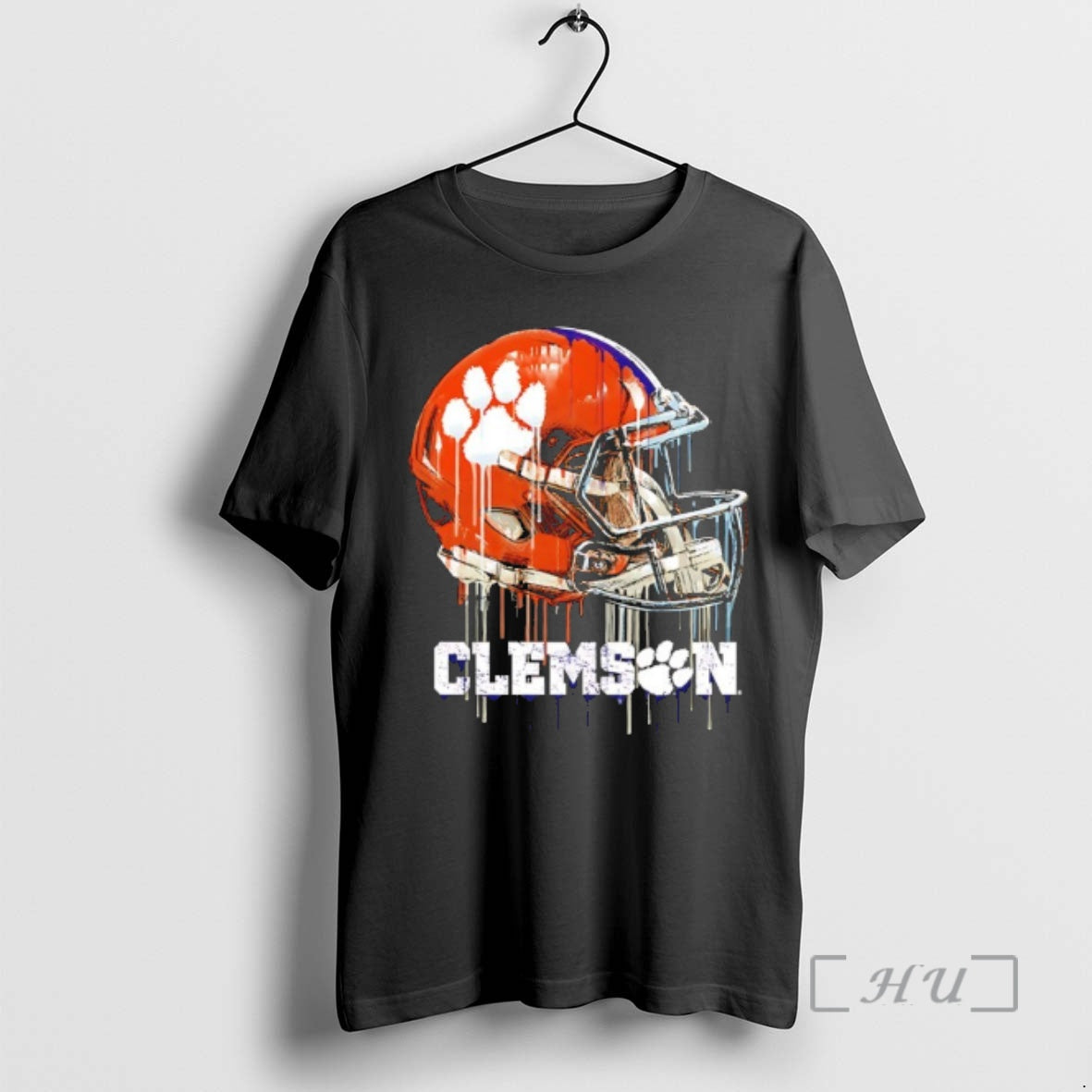 Officials Clemson Tigers Vive La Fete Dripping Football Helmet T-Shirts, Hoodie, Sweatshirt | InkThreadWorks.com