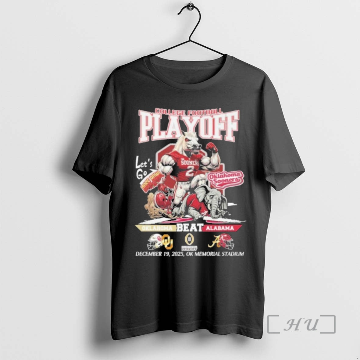 Officials College Football Playoff Oklahoma Beat Alabama T-Shirts, Hoodie, Sweatshirt | InkThreadWorks.com