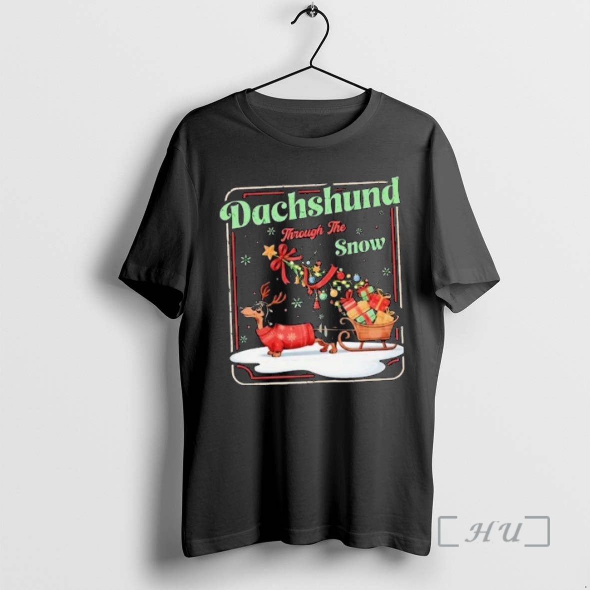 Officials Dachshund Through The Snow Christmas 2025 T-Shirts, Hoodie, Sweatshirt | InkThreadWorks.com