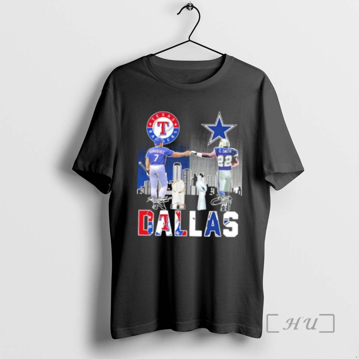 Officials Dallas City Sports Rodriguez Texas Rangers X E T-Shirts, Hoodie, Sweatshirt | InkThreadWorks.com