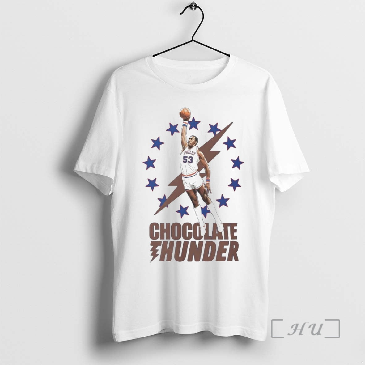 Officials Darryl Dawkins Chocolate Thunder Philadelphia 76ers T-Shirts, Hoodie, Sweatshirt | InkThreadWorks.com