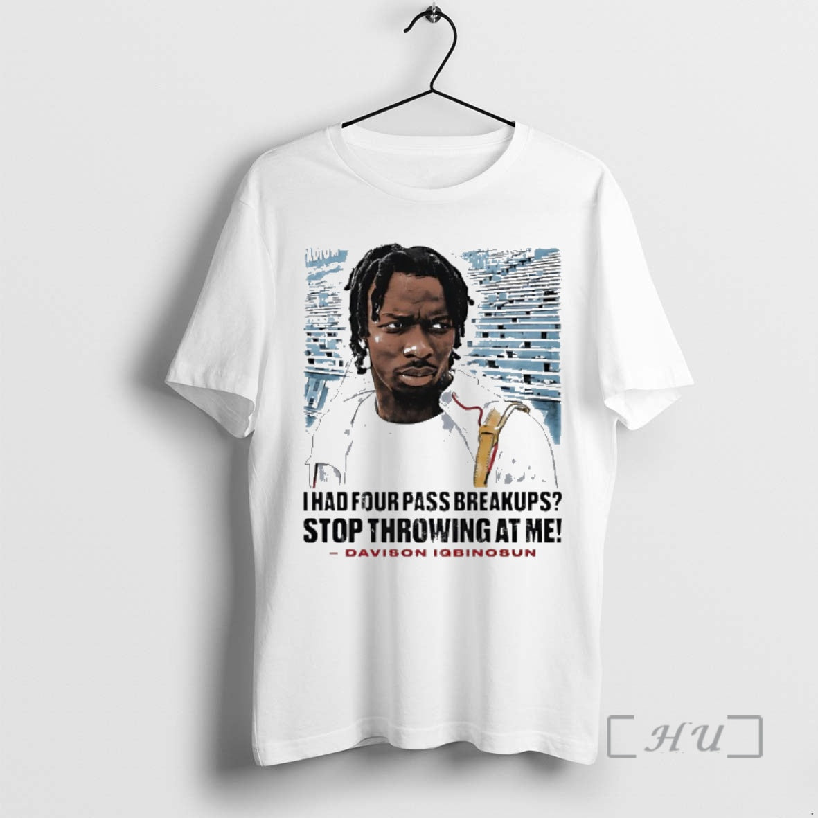 Officials Davison Igbinosun I Gad Four Pass Breakups Stop Throwing At Me Premium T Shirts Hoodie, Sweatshirt