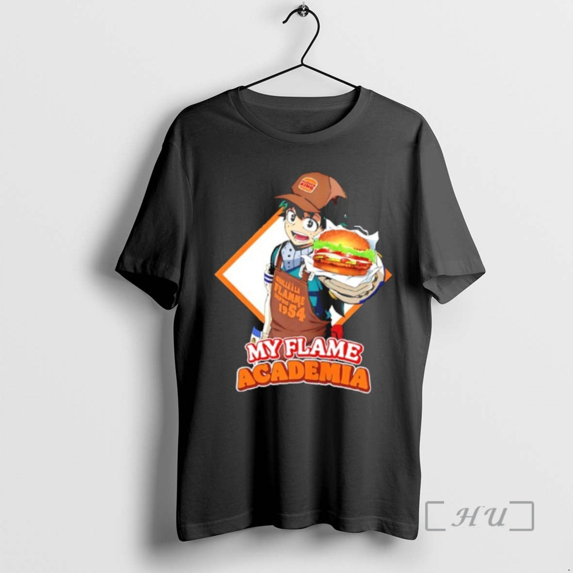 Officials Deku Burger King My Flame Academia T-Shirts, Hoodie, Sweatshirt | InkThreadWorks.com