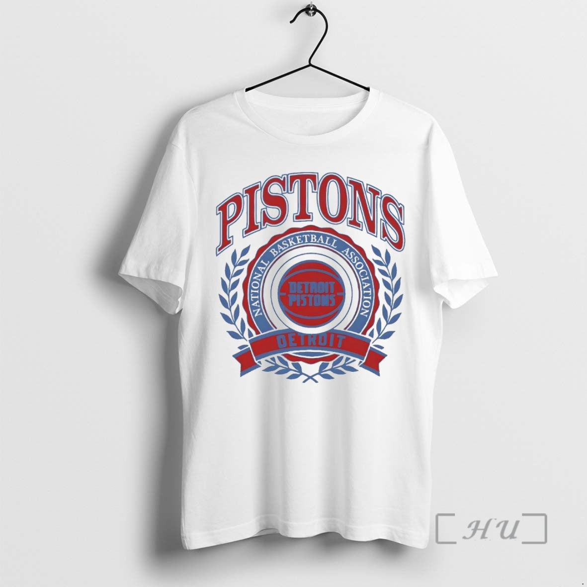 Officials Detroit Pistons Nba Crest T-Shirts, Hoodie, Sweatshirt | InkThreadWorks.com