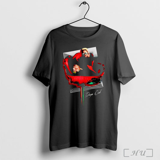 Officials Doja Cat Vintage In Bloom Retro Fashion Flower Illustration T Shirt