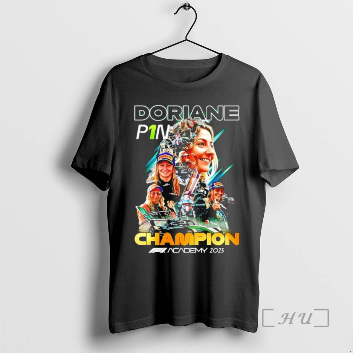 Officials Doriane Pin Won The 2025 F1 Academy Champions Signature T-Shirts, Hoodie, Sweatshirt | InkThreadWorks.com