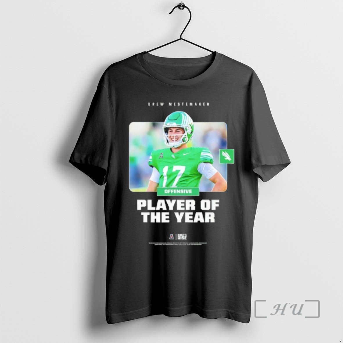 Officials Drew Mestemaker North Texas Mean Green 2025 Player Of The Year Premium T Shirts Hoodie, Sweatshirt