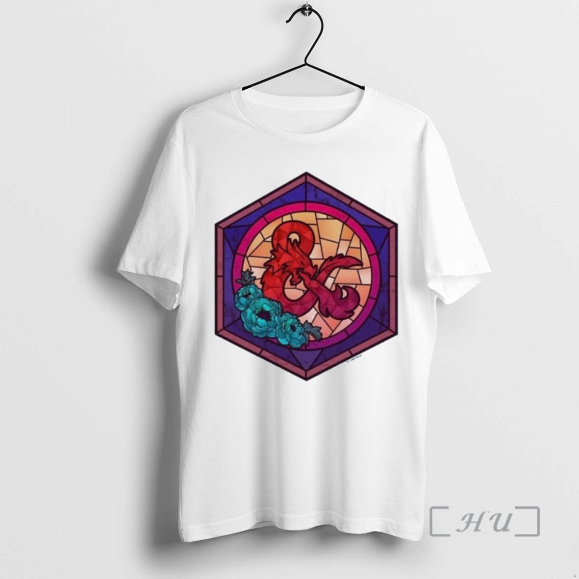 Officials Dungeons Dragons Ampersand Stained Glass T-Shirts, Hoodie, Sweatshirt | InkThreadWorks.com