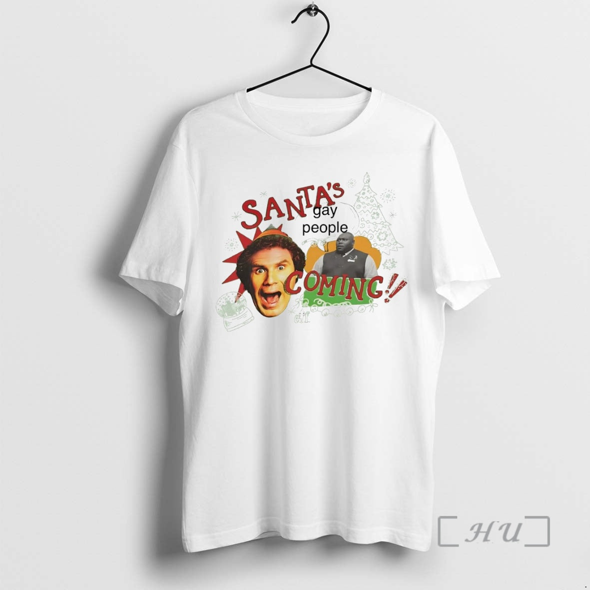 Officials Elf Santas Coming Gay People T-Shirts, Hoodie, Sweatshirt | InkThreadWorks.com