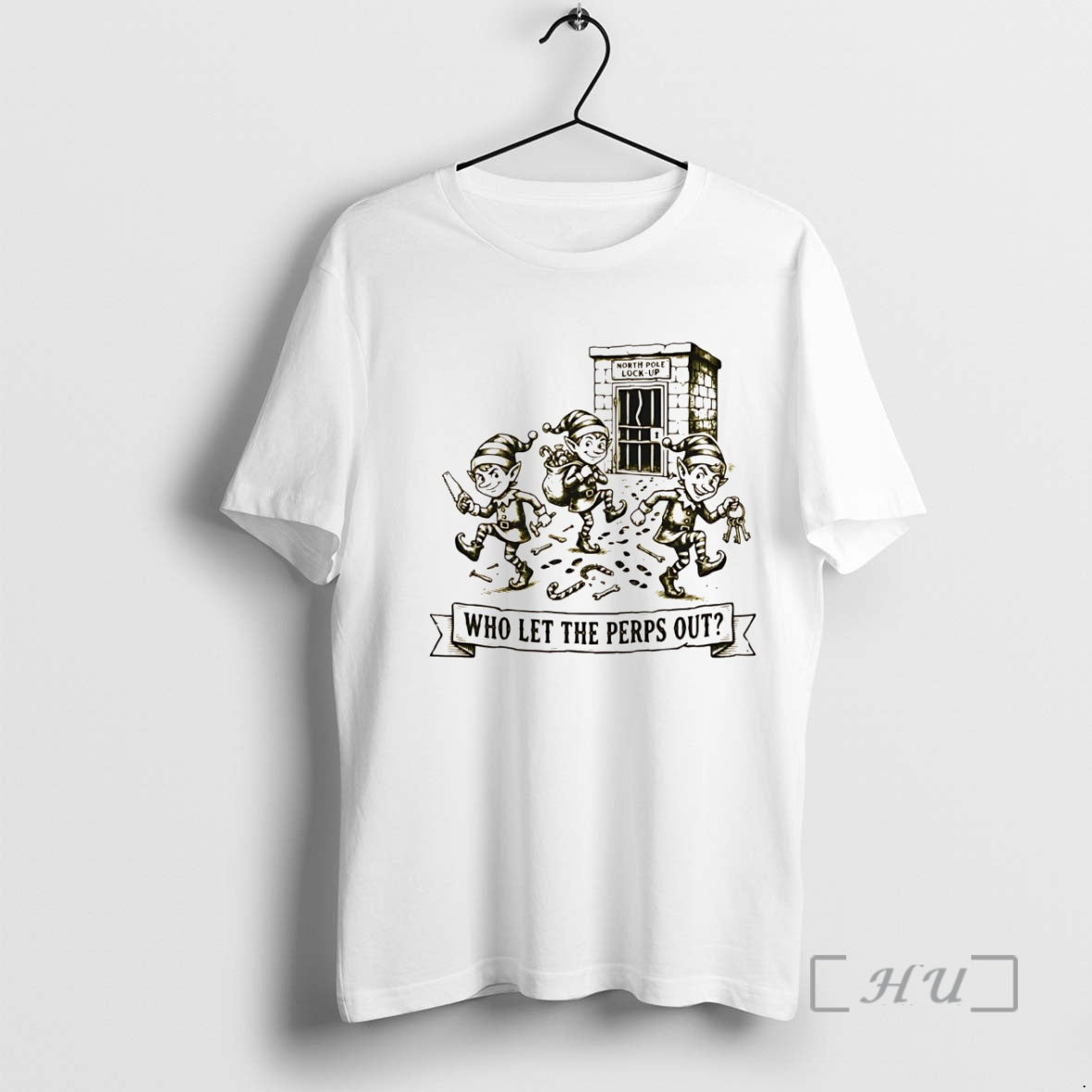 Officials Elf Who Let The Perps Out Christmas T-Shirts, Hoodie, Sweatshirt | InkThreadWorks.com