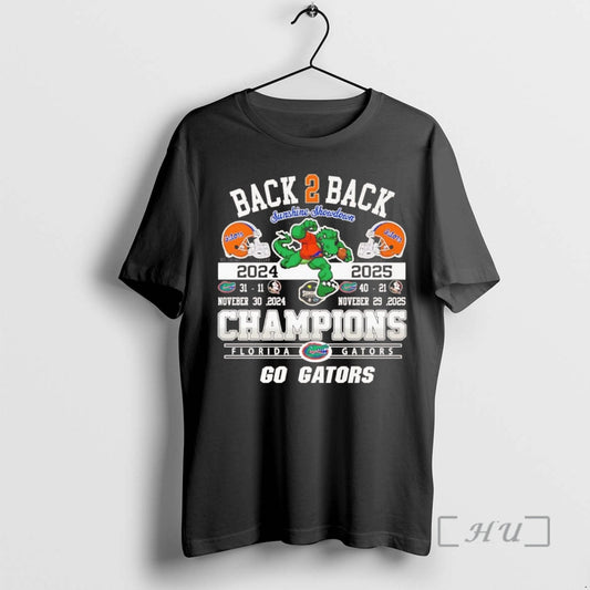 Officials Florida Gators Back To Back Sunshine Showdown Champions 2025 Chriast Premium T Shirts Sweater Hoodie, Sweatshirt