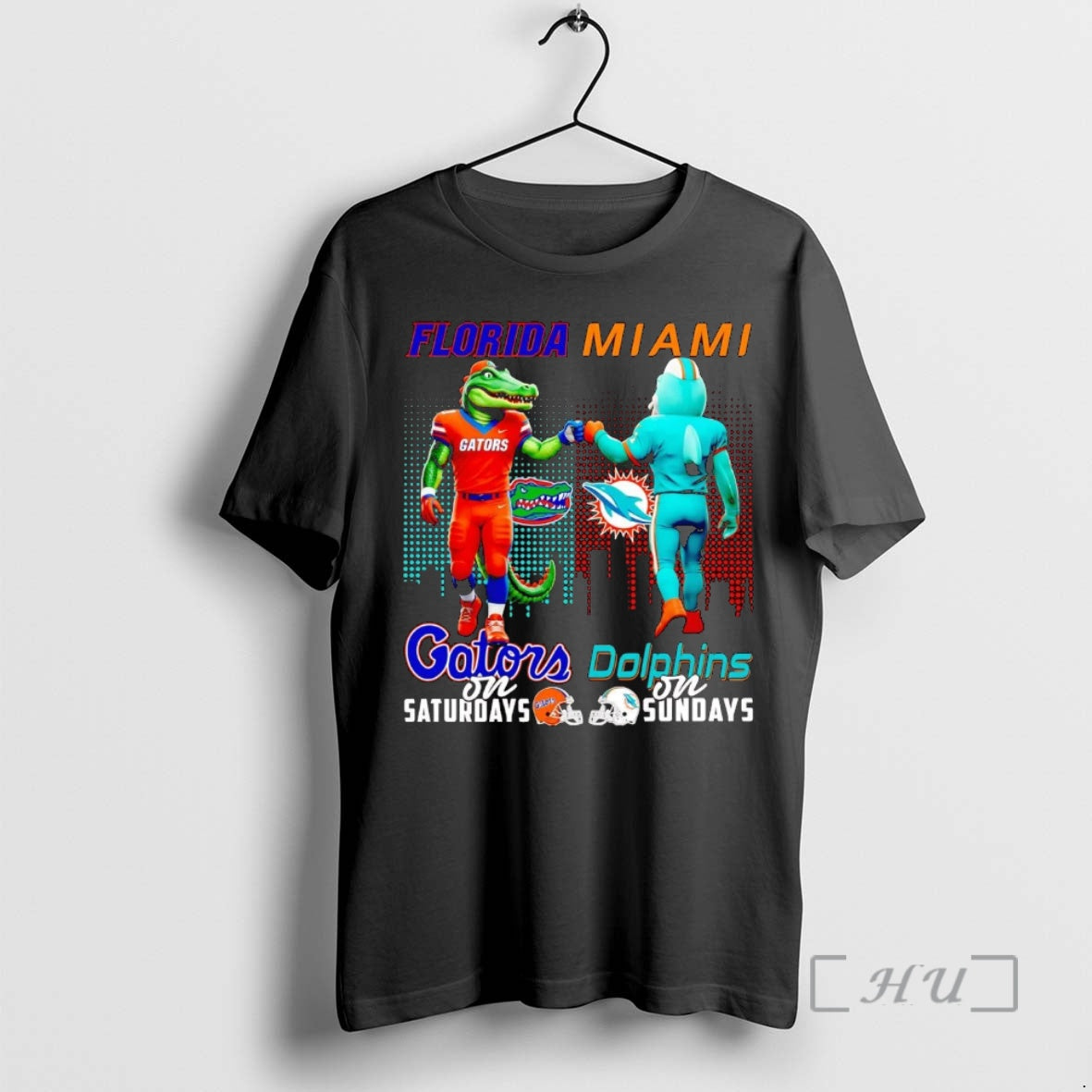 Officials Florida Gators On Saturdays Miami Dolphins On Sundays Mascot T-Shirts, Hoodie, Sweatshirt | InkThreadWorks.com