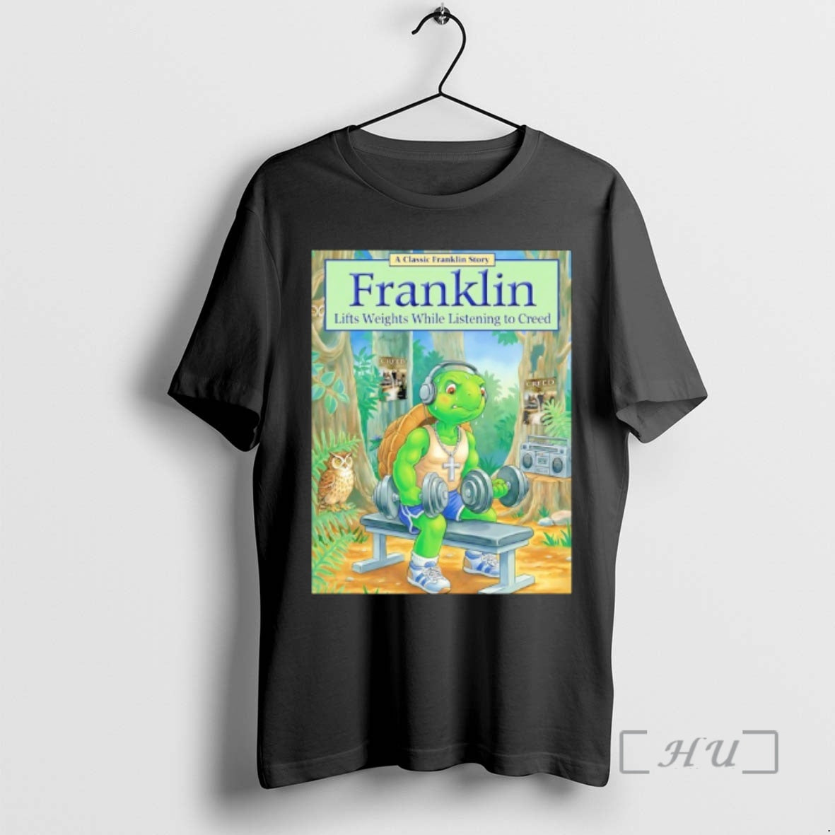 Officials Franklin Lifts Weights While Listening To Creed T-Shirts, Hoodie, Sweatshirt | InkThreadWorks.com