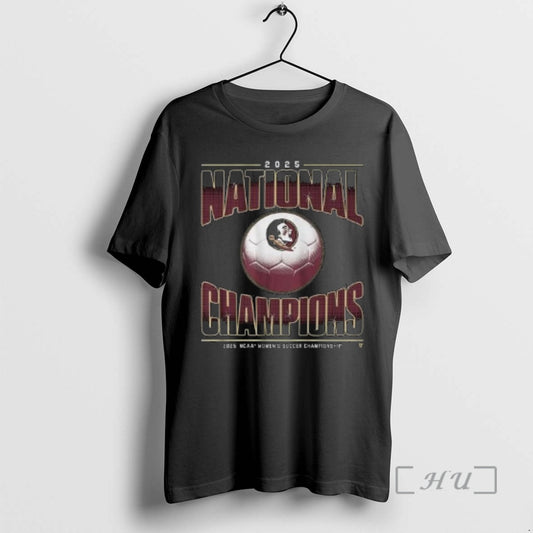 Officials Fsu Soccer 2025 National Champions Circle Black T-Shirts, Hoodie, Sweatshirt