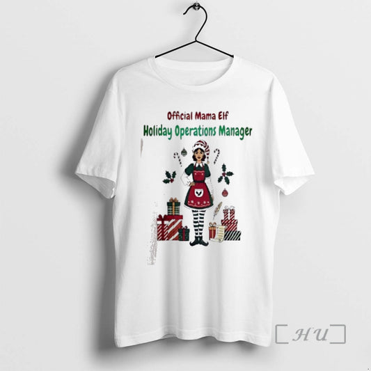 Officials Funny Mama Elf Holiday Operations Manager Simple T-Shirts, Hoodie, Sweatshirt | InkThreadWorks.com