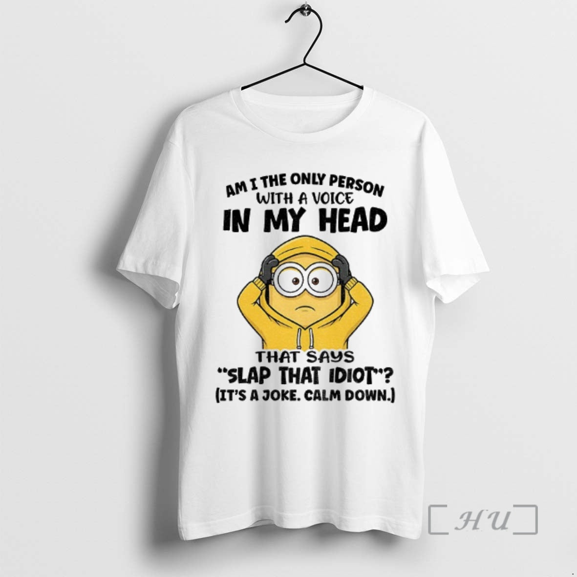 Officials Funny Minion Am I The Only Person With A Voice In My Head That T-Shirts, Hoodie, Sweatshirt | InkThreadWorks.com