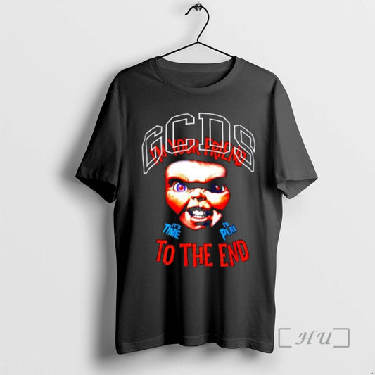 Officials Gcds Chucky Im Your Friend To The End Its Time Tp Play Premium T-Shirts, Hoodie, Sweatshirt | InkThreadWorks.com