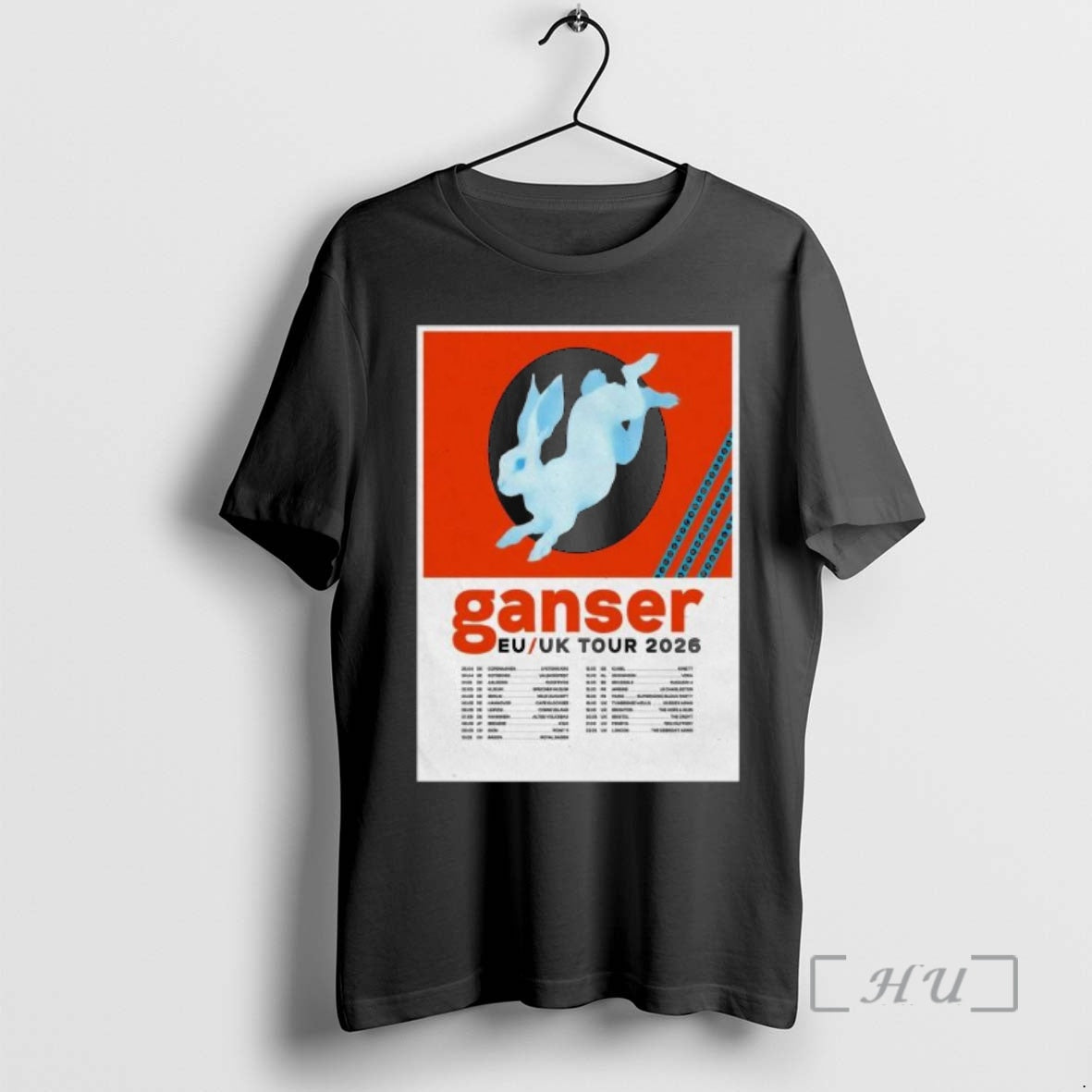 Officials Ganser Tour 2026 Eu Uk T-Shirts, Hoodie, Sweatshirt | InkThreadWorks.com