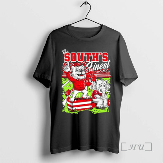 Officials Georgia Bulldogs Souths Finest Dawg Mascot T-Shirts, Hoodie, Sweatshirt