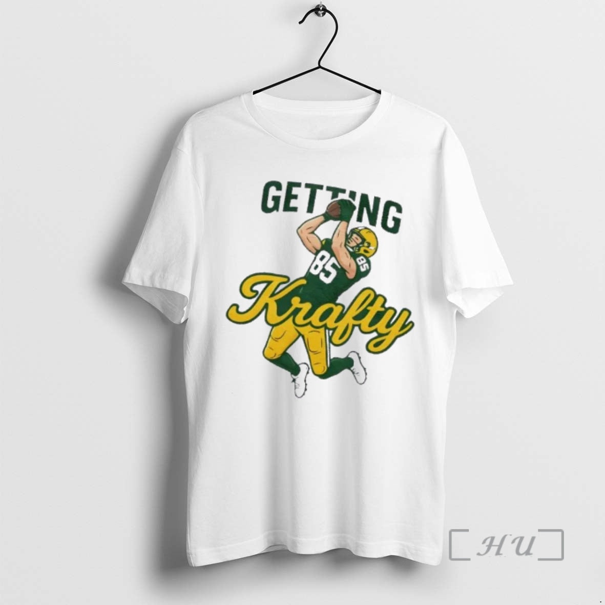 Officials Getting Krafty Tucker Kraft 85 Green Bay Packers Caricature T-Shirts, Hoodie, Sweatshirt | InkThreadWorks.com