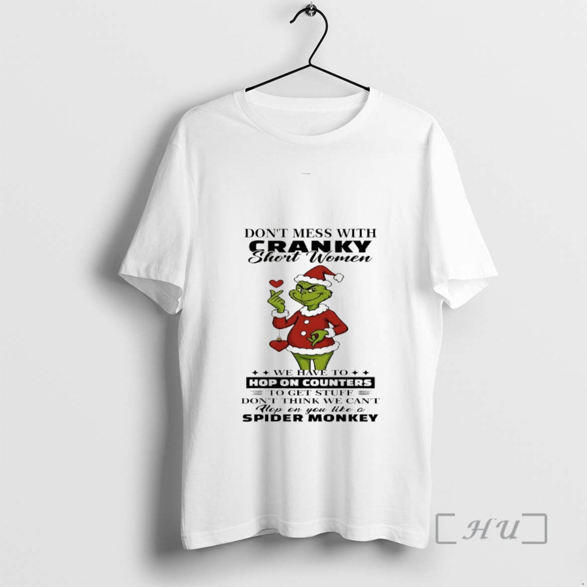 Officials Grinch Dont Mess With Cranky Short Women Chirstmas 2025 T-Shirts, Hoodie, Sweatshirt | InkThreadWorks.com