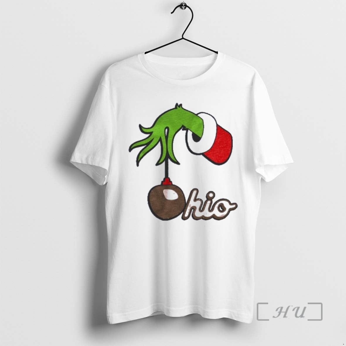 Officials Grinch Hand Holding Ohio T-Shirts, Hoodie, Sweatshirt | InkThreadWorks.com