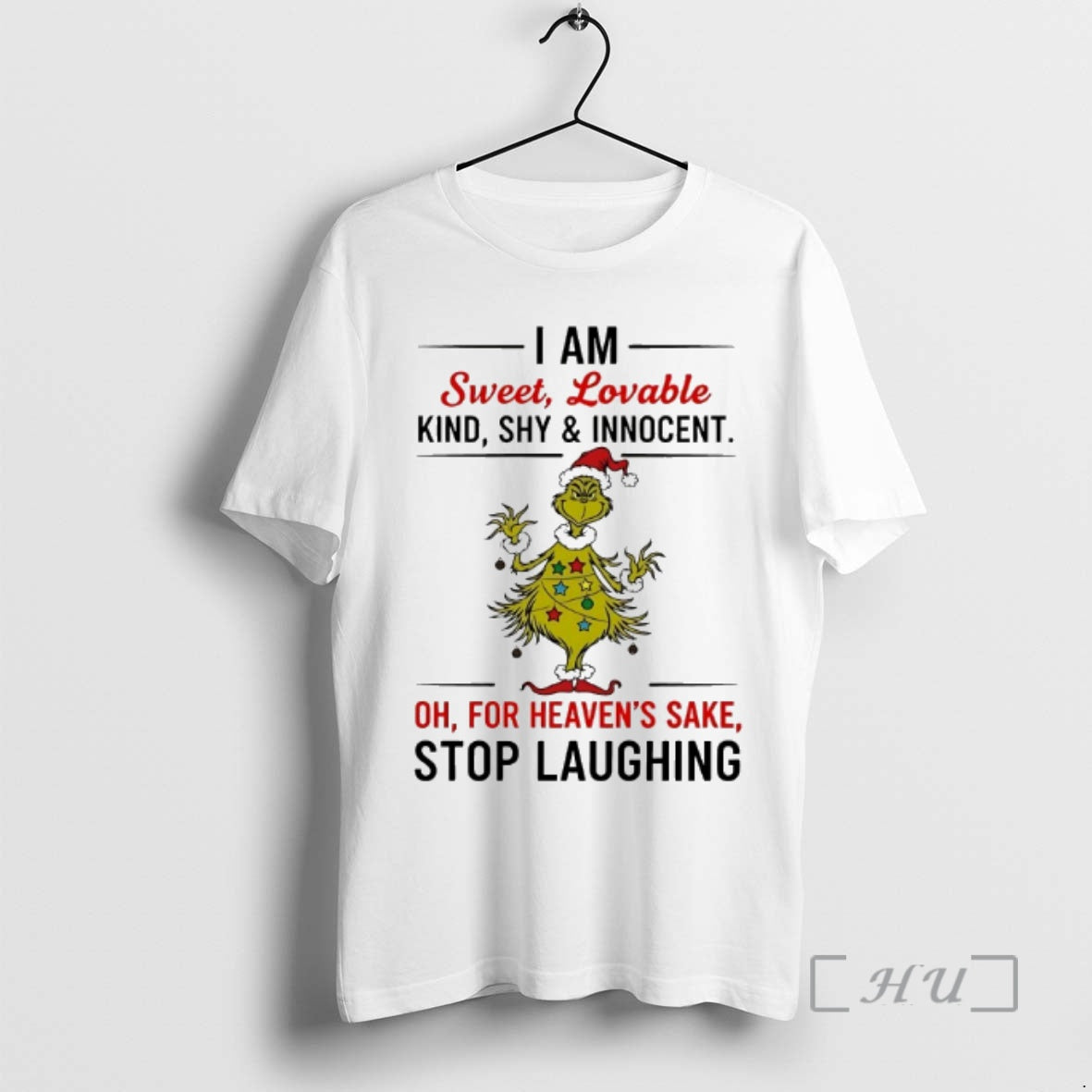 Officials Grinch I Am Sweet Lovable Kind Shy And Innocent Christmas 2025 Premium T Shirts Hoodie, Sweatshirt