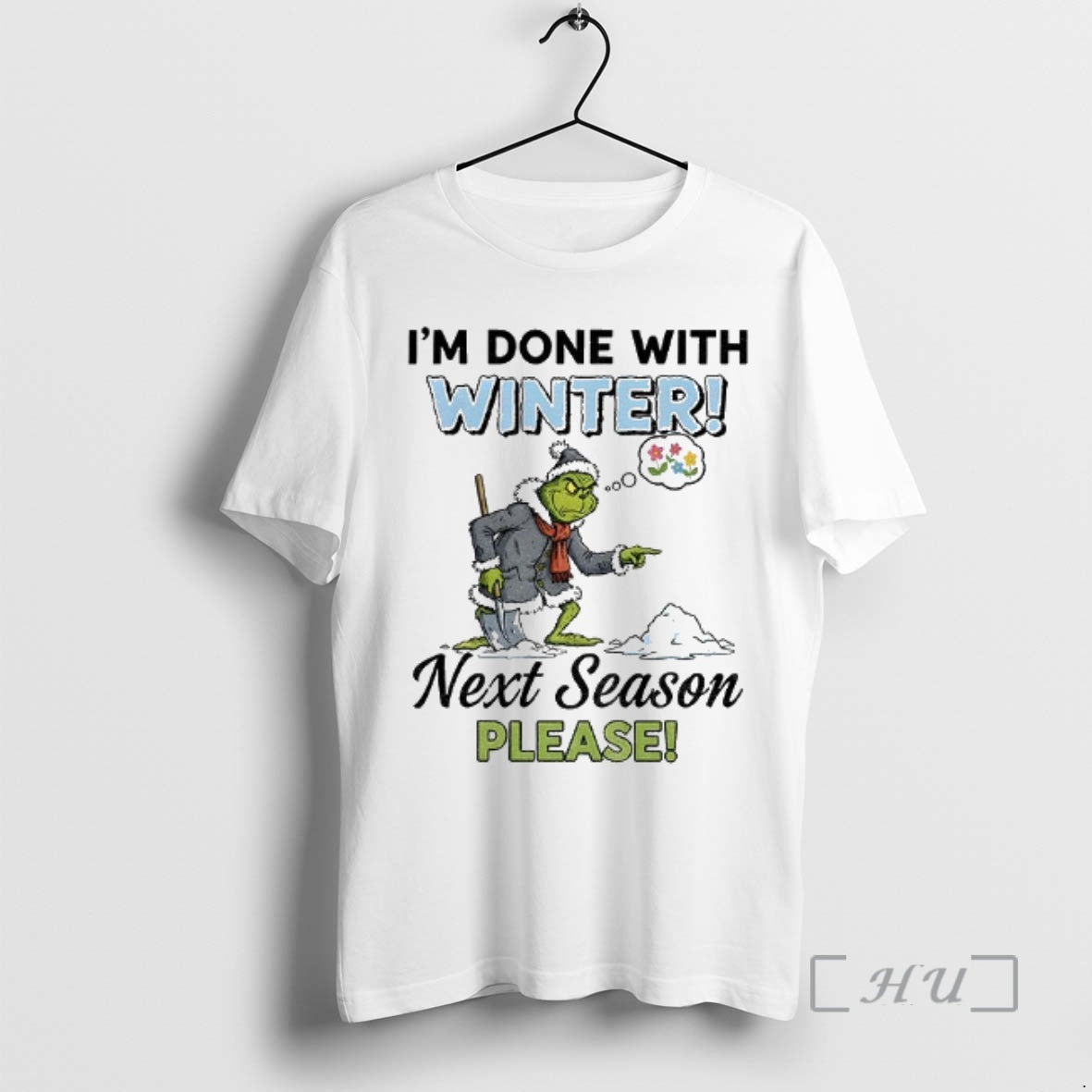 Officials Grinch Im Done With Winter Next Season Please Christmas T-Shirts, Hoodie, Sweatshirt | InkThreadWorks.com
