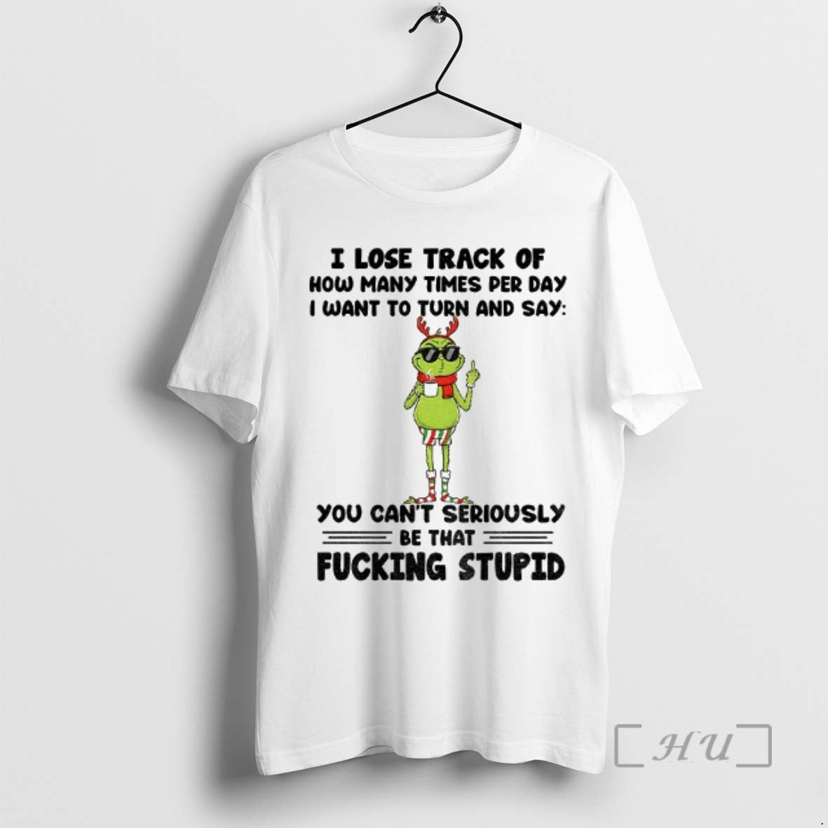 Officials Grinch Santa I Lose Track Of How Many Times Per Day I Want To T-Shirts, Hoodie, Sweatshirt | InkThreadWorks.com