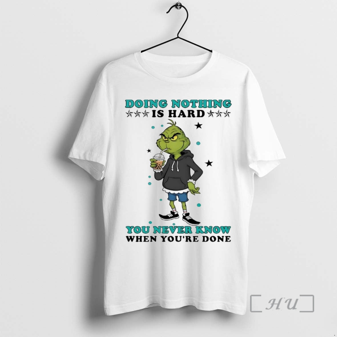 Officials Grinch Doing Nothing Is Hard You Never Know T-Shirts, Hoodie, Sweatshirt | InkThreadWorks.com