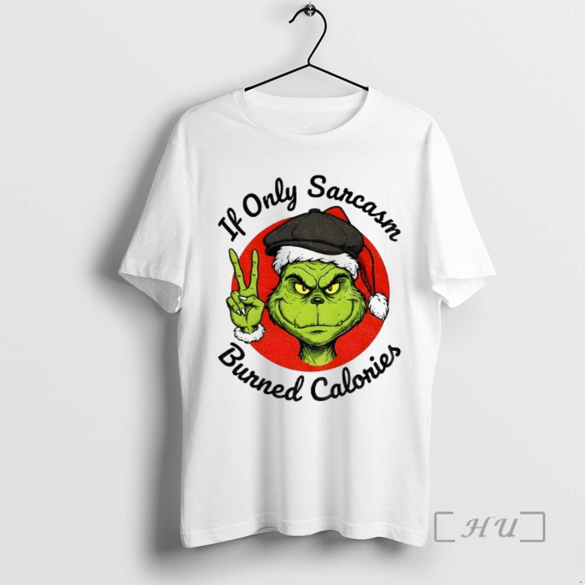 Officials Grinch If Only Sarcasm Burned Calories Christmas T-Shirts, Hoodie, Sweatshirt | InkThreadWorks.com