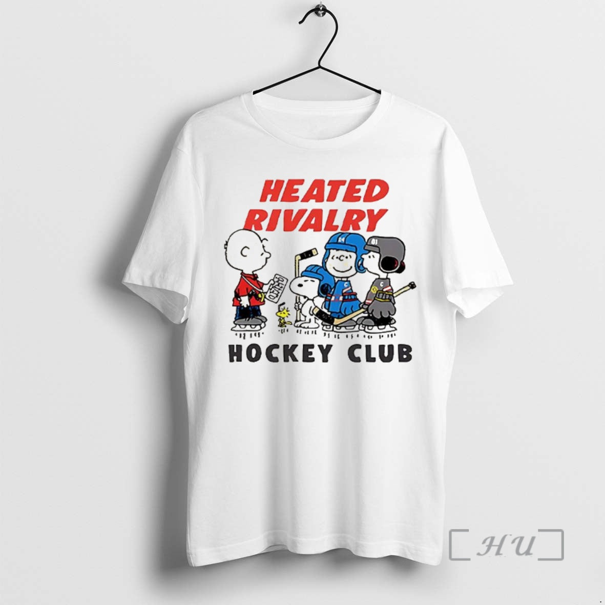 Officials Heated Rivalry Hockey Club Peanuts Cartoon T-Shirts, Hoodie, Sweatshirt | InkThreadWorks.com