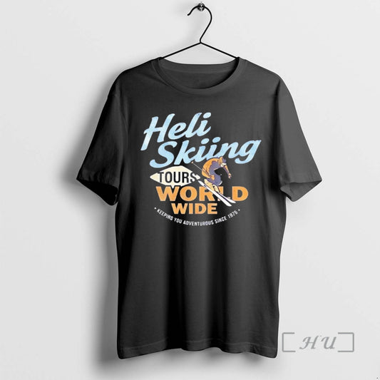 Officials Heli Skiing Tours World Wide 1975 T-Shirts, Hoodie, Sweatshirt | InkThreadWorks.com
