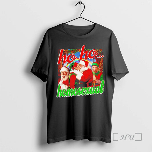 Officials Ho Ho Homosexual Christmas T-Shirts, Hoodie, Sweatshirt | InkThreadWorks.com