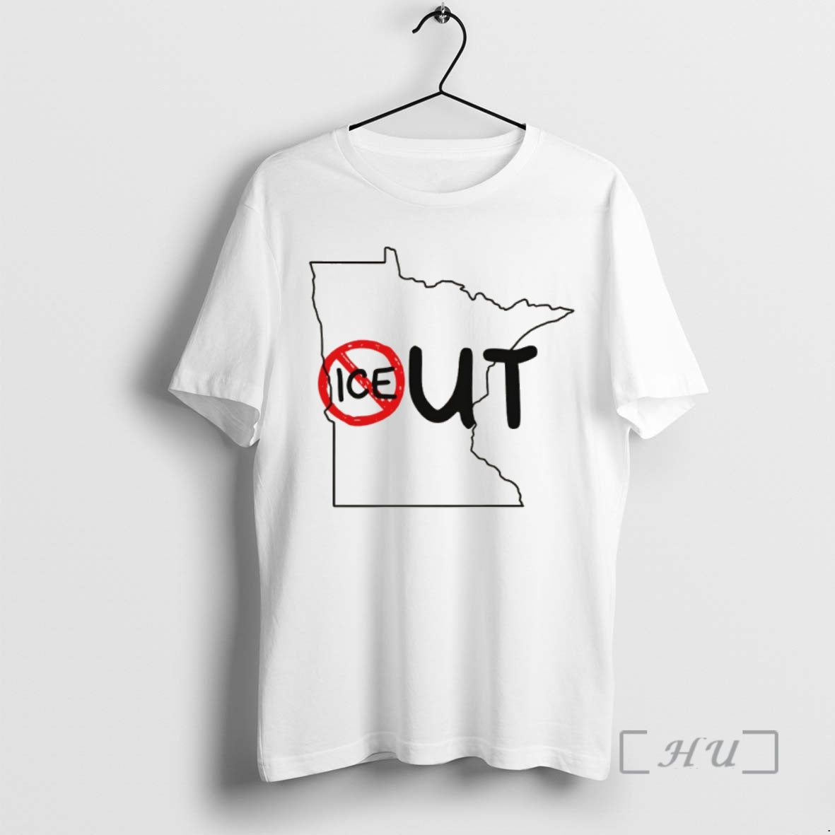 Officials Humorous Ice Out Minnesota Ice Map T-Shirts, Hoodie, Sweatshirt | InkThreadWorks.com