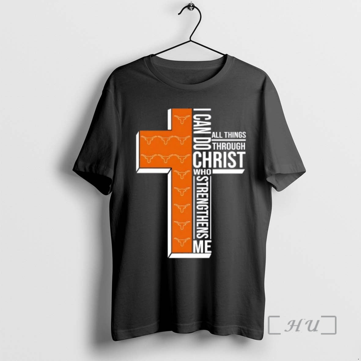Officials I Can Do All Things Through Christ Who Strengthens Me Texas Longhorns Basketball Cross T-Shirts, Hoodie, Sweatshirt
