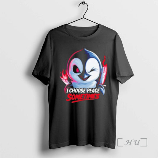 Officials I Choose Peace Sometimes Penguin T-Shirts, Hoodie, Sweatshirt | InkThreadWorks.com